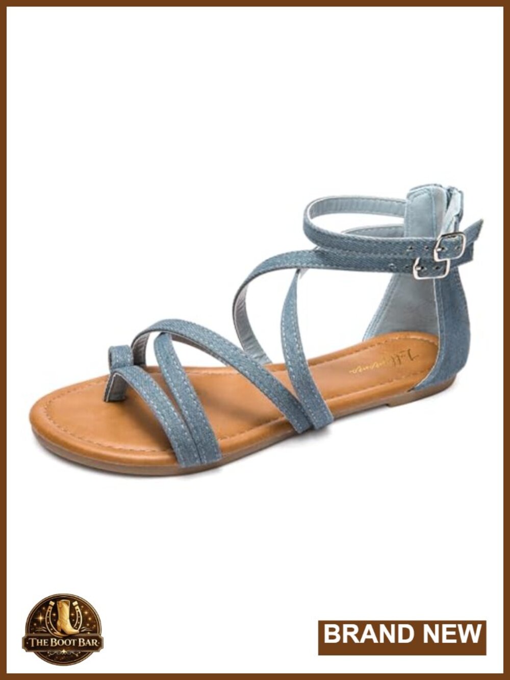Women's Gladiator Strap Sandals Flat Fisherman Cross Strappy Sandals